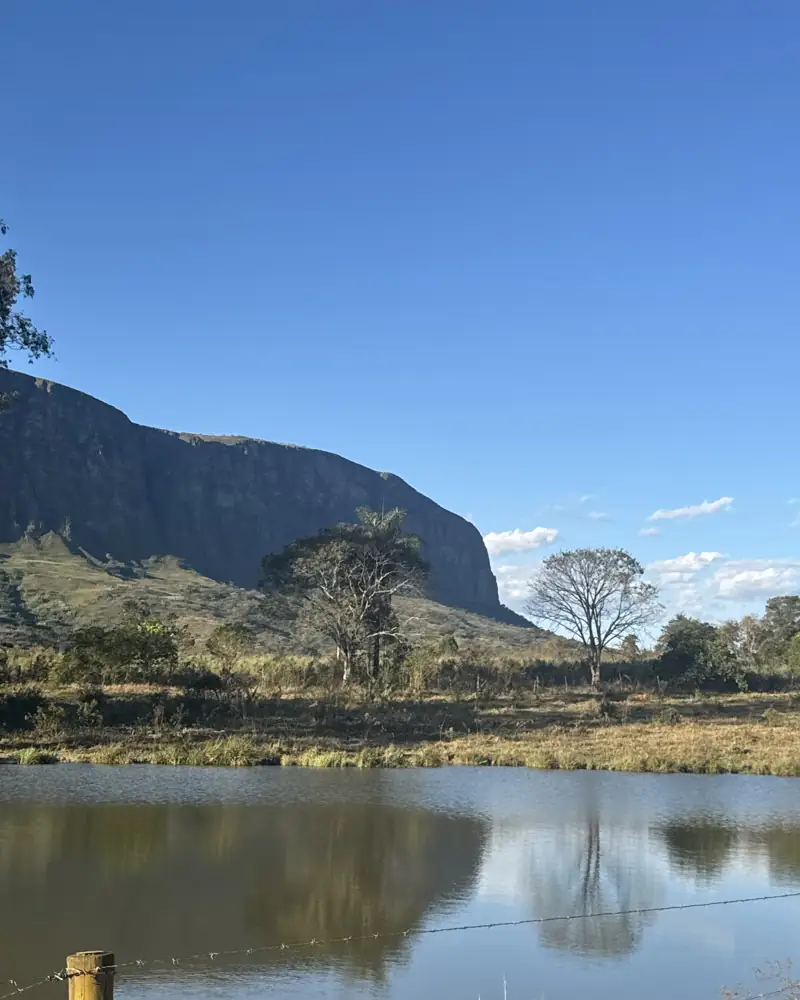 Rio São Francisco na parte baixa do Parque